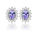 Brinco Oval com Esmeralda